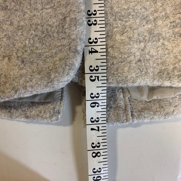 Marc New York Women's Paige Wool Blend 2 Button Notch Collar Bouclé‎ Coat Size 8 - Picture 13 of 13